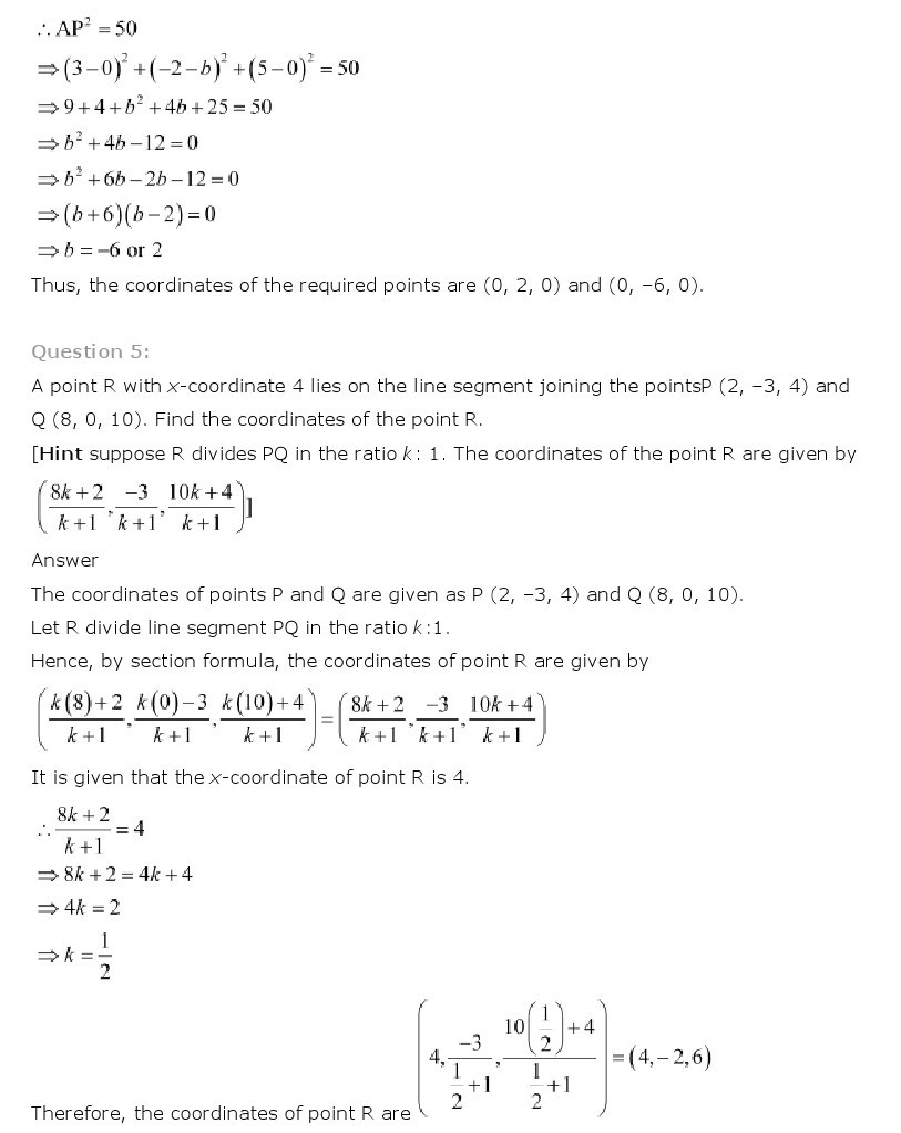 11th, Maths, Introduction to 3 Dimensional Geometry 16