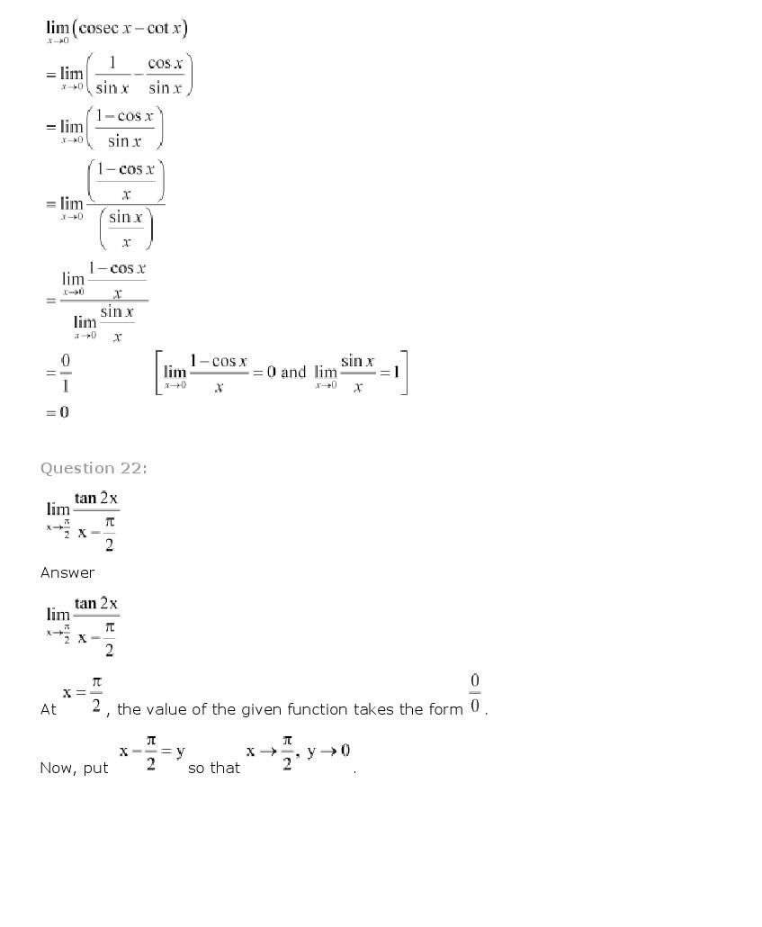 11th, Maths, Limits & Derivatives 11