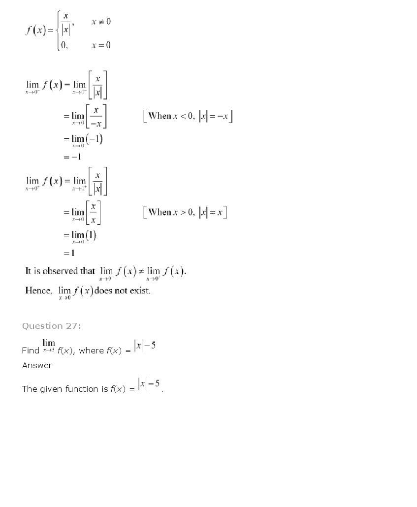 11th, Maths, Limits & Derivatives 15