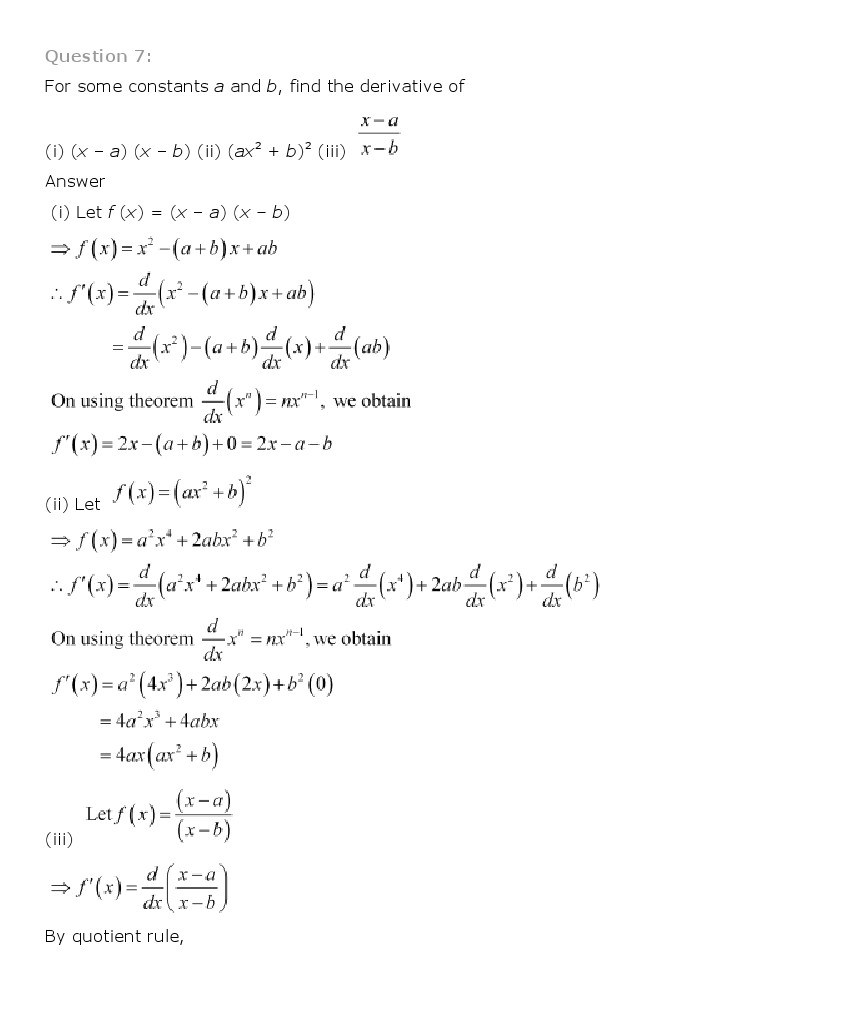 11th, Maths, Limits & Derivatives 26