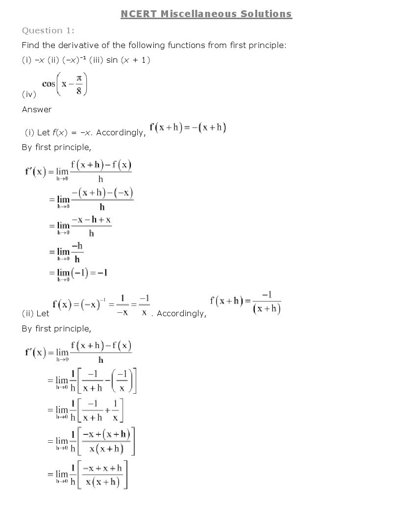 11th, Maths, Limits & Derivatives 40