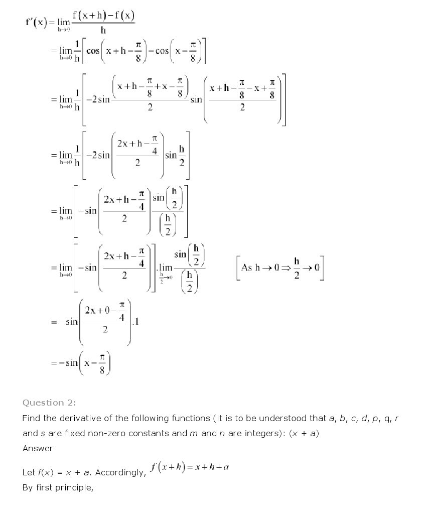 11th, Maths, Limits & Derivatives 42