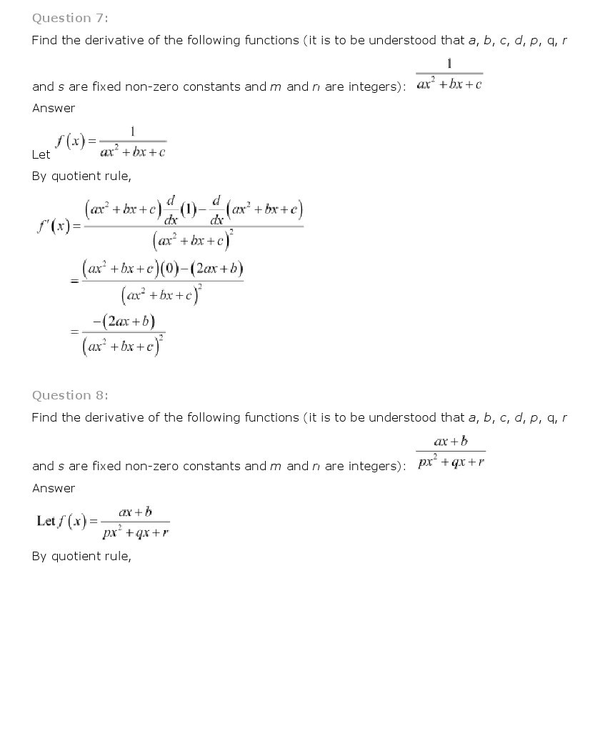 11th, Maths, Limits & Derivatives 45