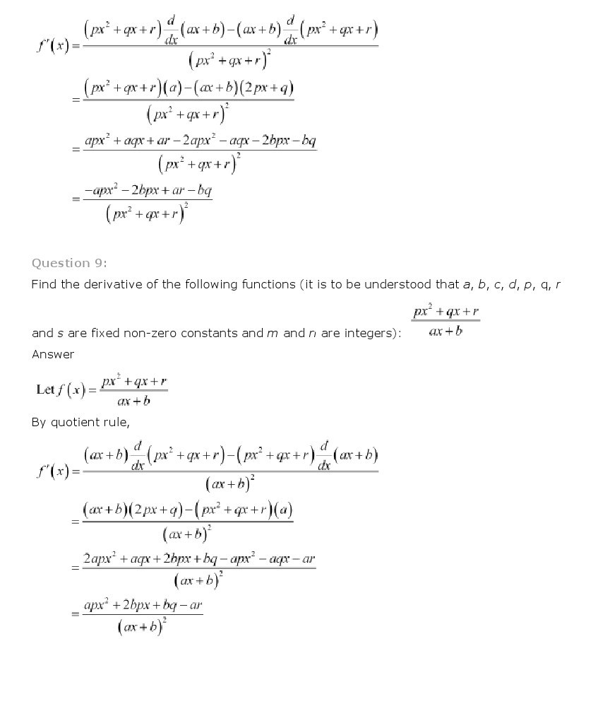 11th, Maths, Limits & Derivatives 47