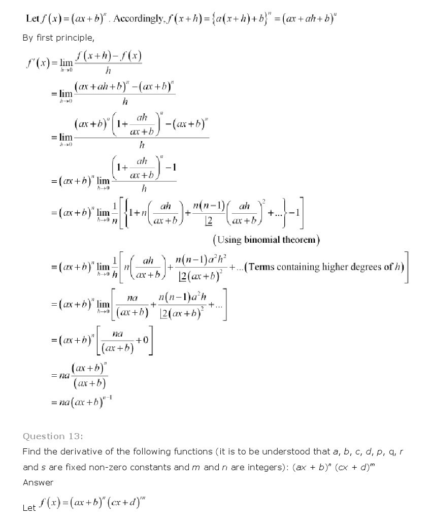 11th, Maths, Limits & Derivatives 49