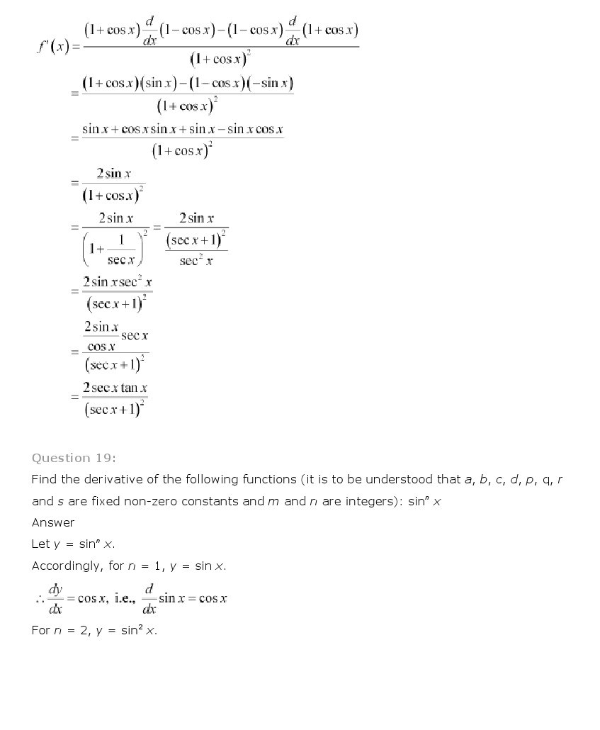 11th, Maths, Limits & Derivatives 56