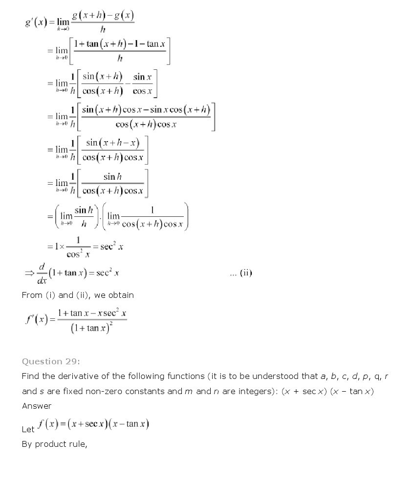 11th, Maths, Limits & Derivatives 65