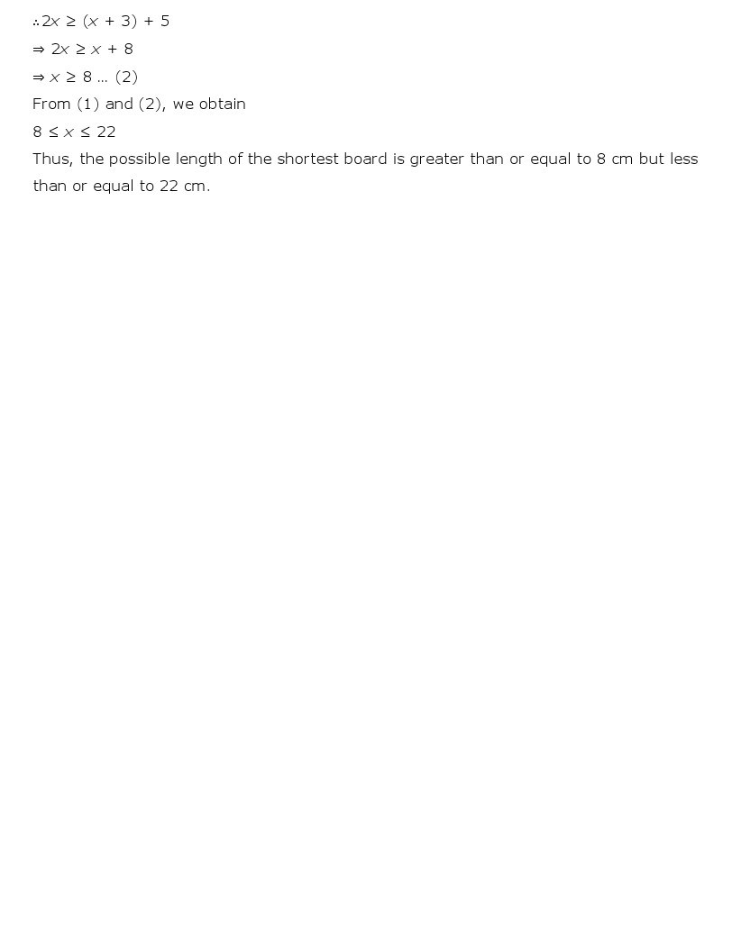 11th, Maths, Linear Inequalities 15