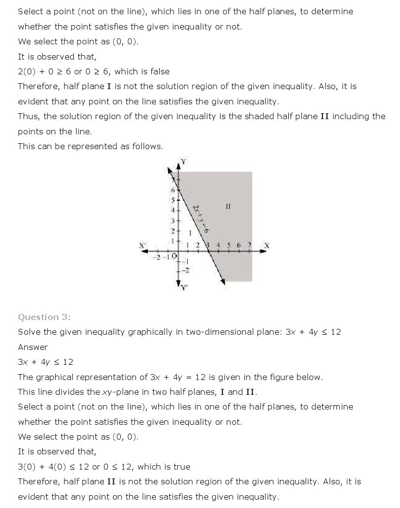 11th, Maths, Linear Inequalities 17