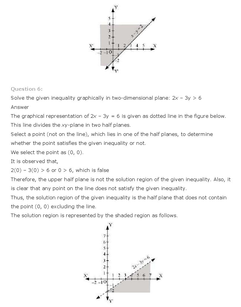 11th, Maths, Linear Inequalities 20