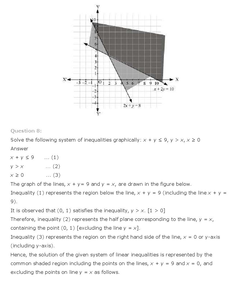 11th, Maths, Linear Inequalities 31