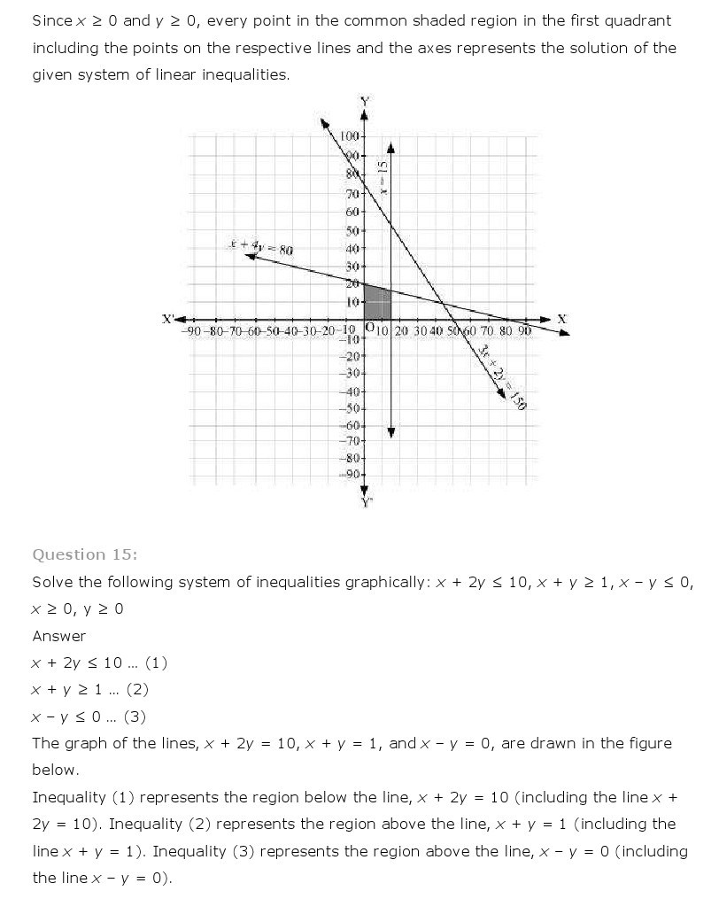 11th, Maths, Linear Inequalities 38