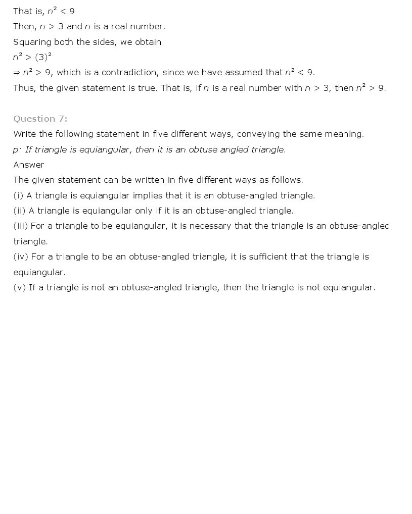 11th, Maths, Mathematical Reasoning 17