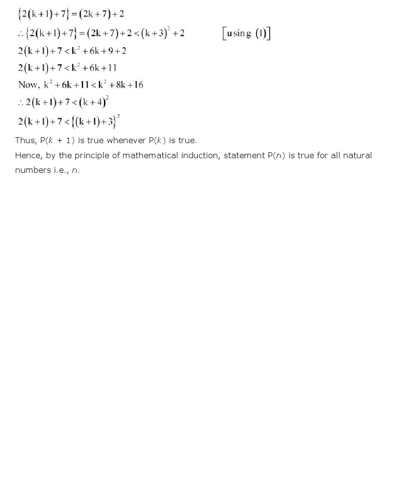 11th, Maths, Principle of Mathematical Induction 27