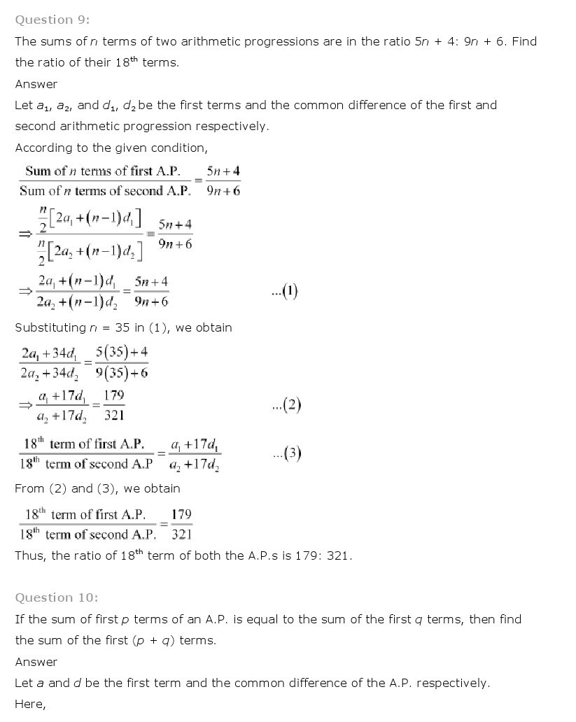 11th, Maths, Sequences & Series 13