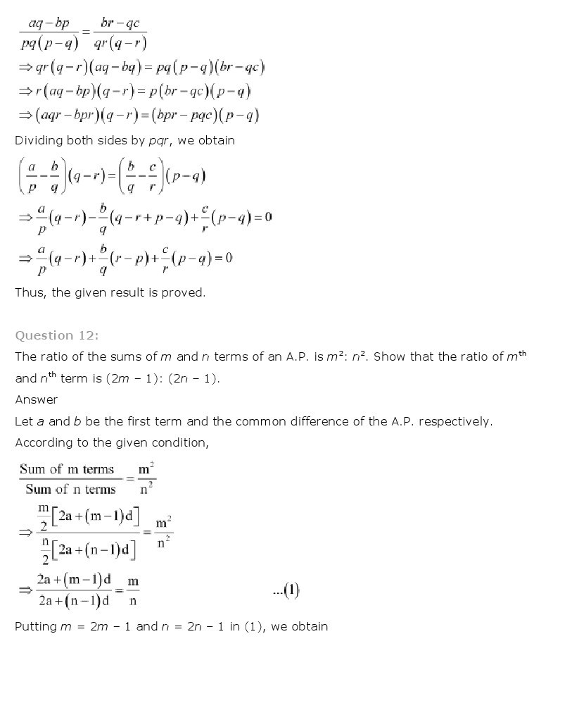 11th, Maths, Sequences & Series 16