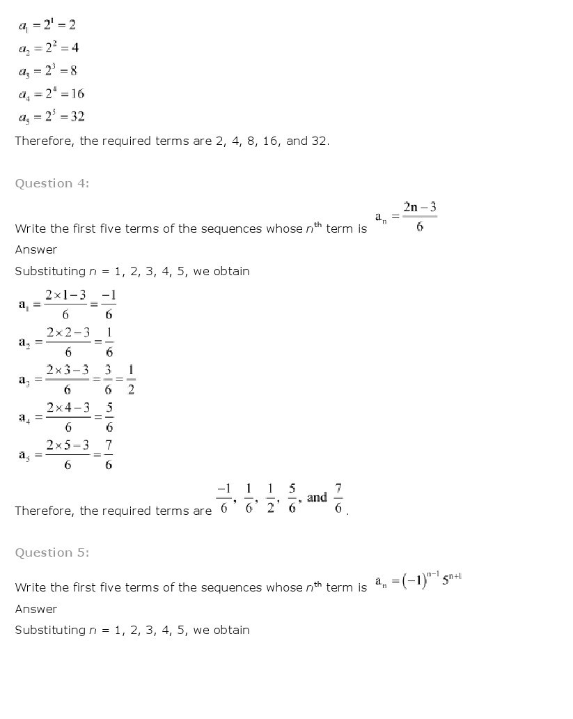 11th, Maths, Sequences & Series 2