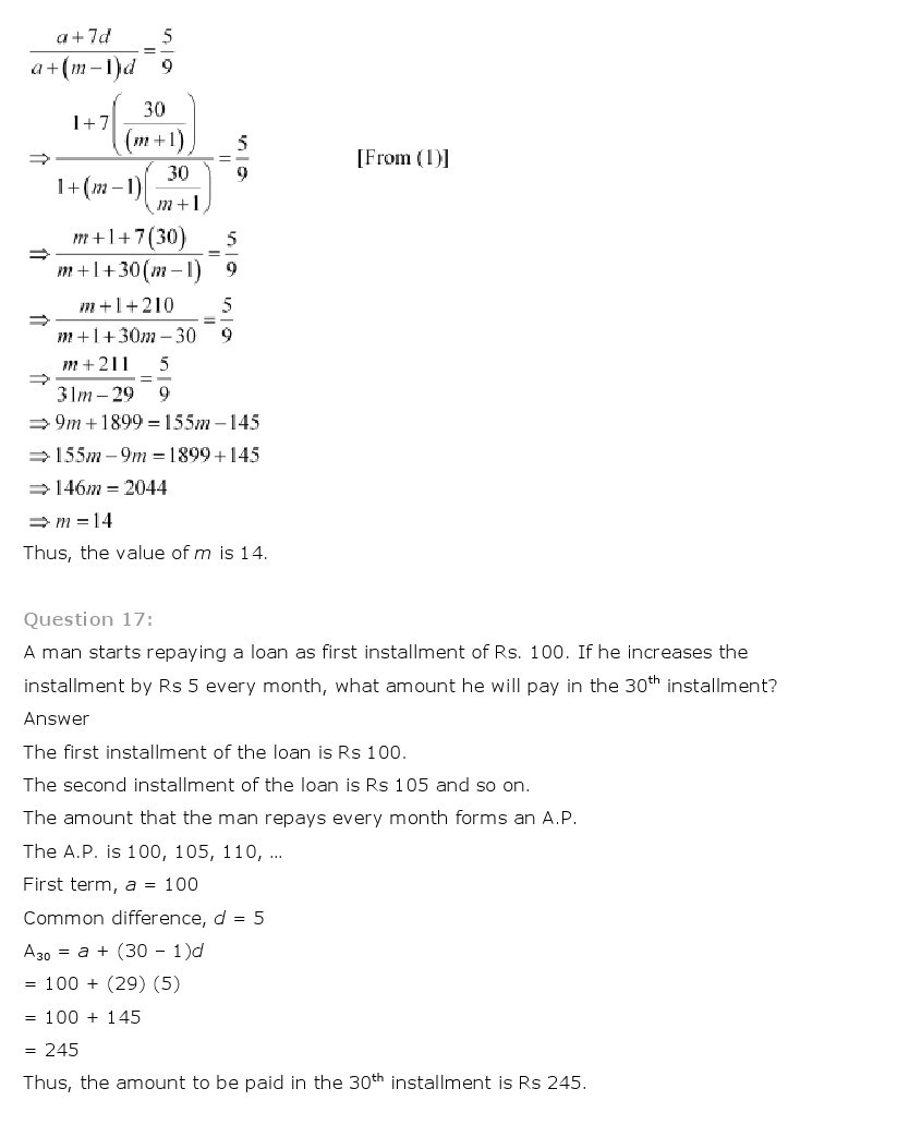 11th, Maths, Sequences & Series 20