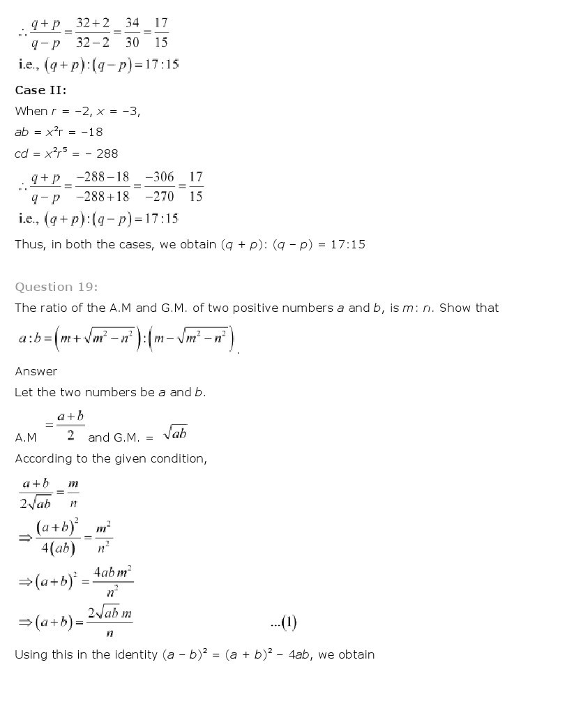 11th, Maths, Sequences & Series 67