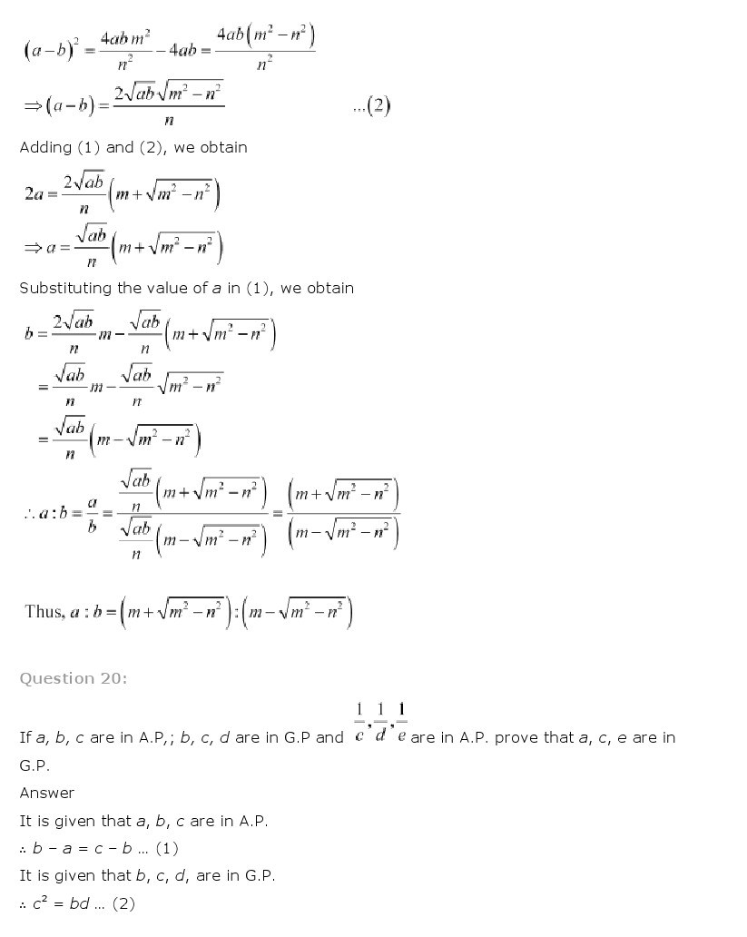 11th, Maths, Sequences & Series 68