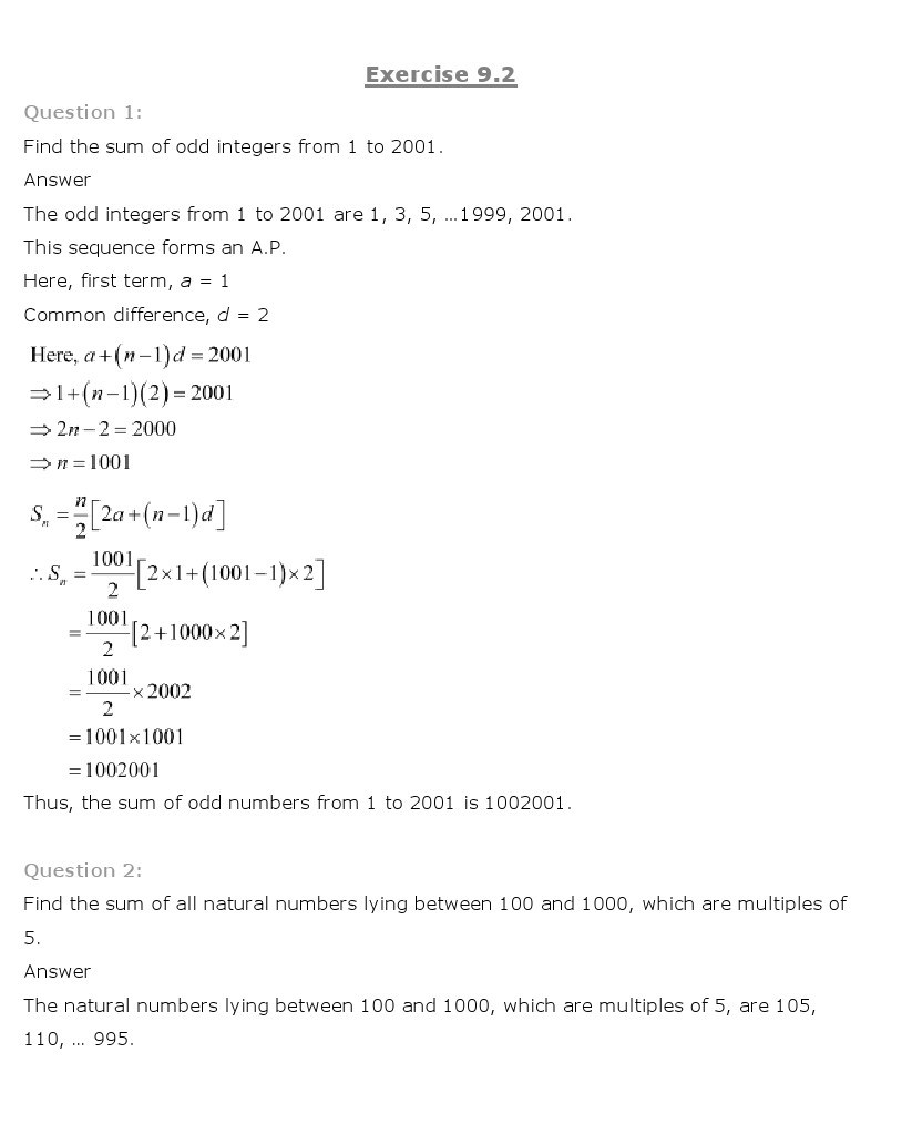 11th, Maths, Sequences & Series 7