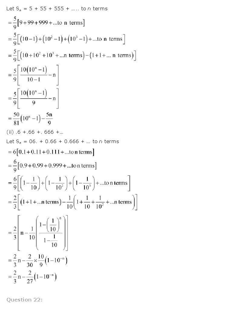 11th, Maths, Sequences & Series 70