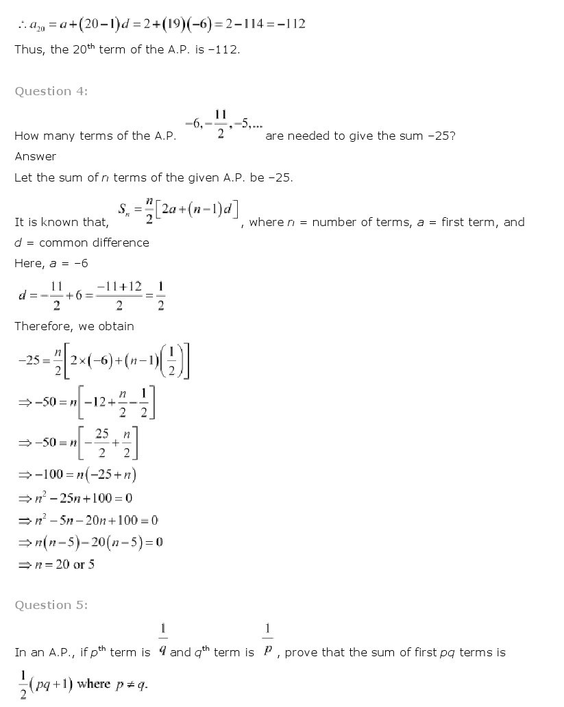 11th, Maths, Sequences & Series 9