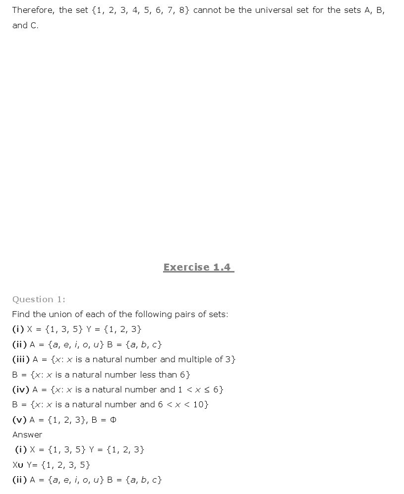 11th, Maths, Sets 16