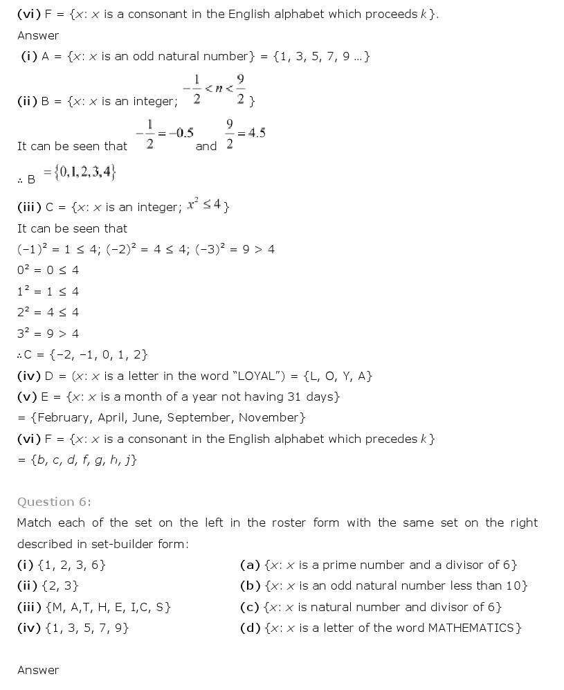 11th, Maths, Sets 5