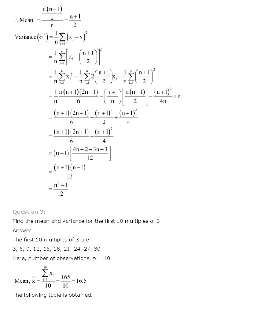 11th, Maths, Statistics 16