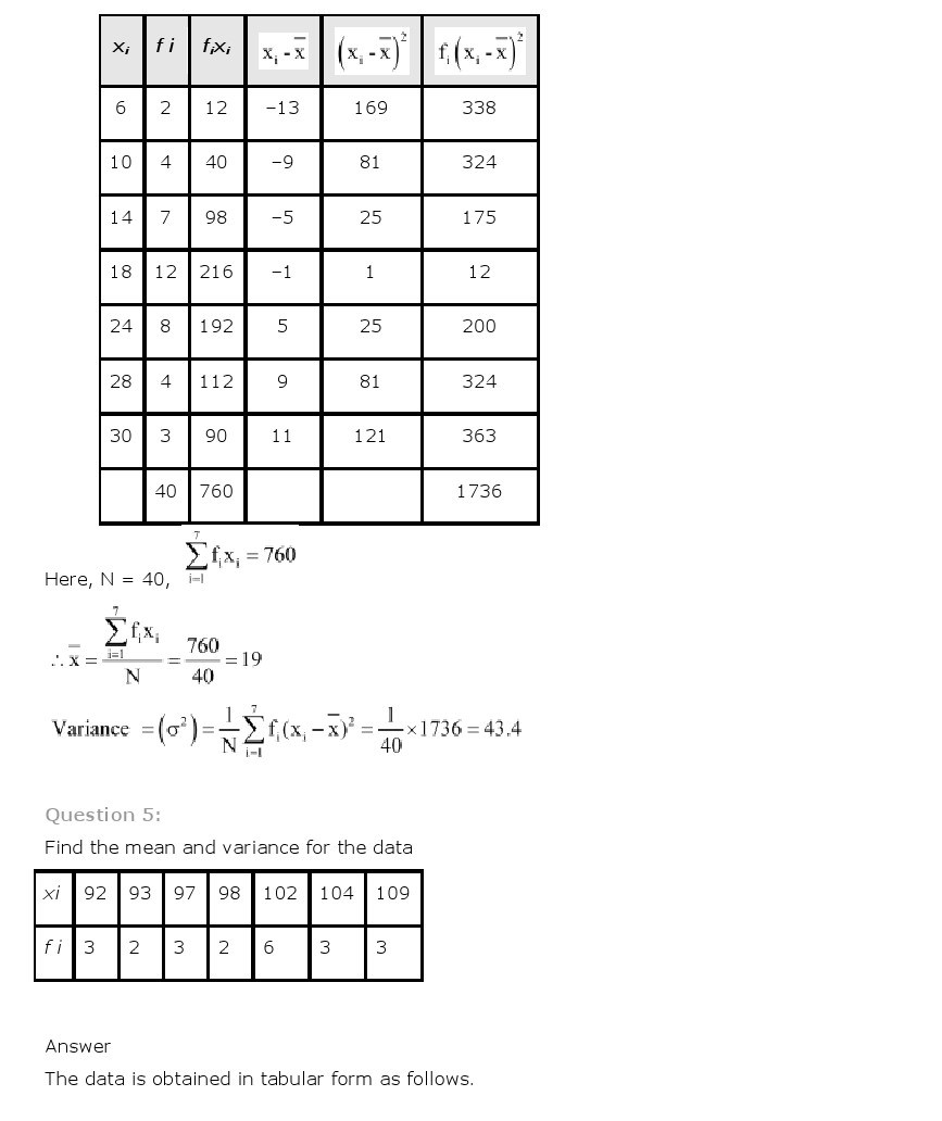 11th, Maths, Statistics 18