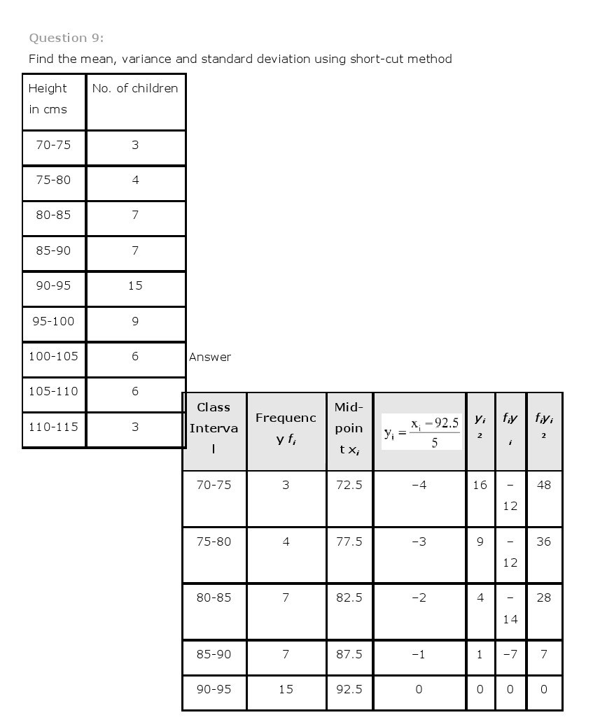 11th, Maths, Statistics 23