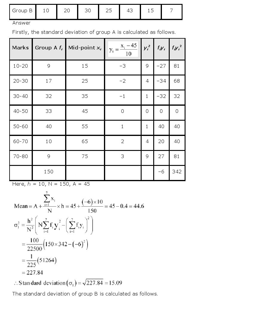 11th, Maths, Statistics 27