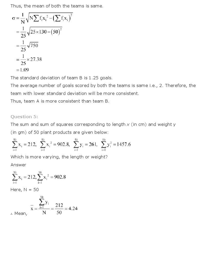 11th, Maths, Statistics 33