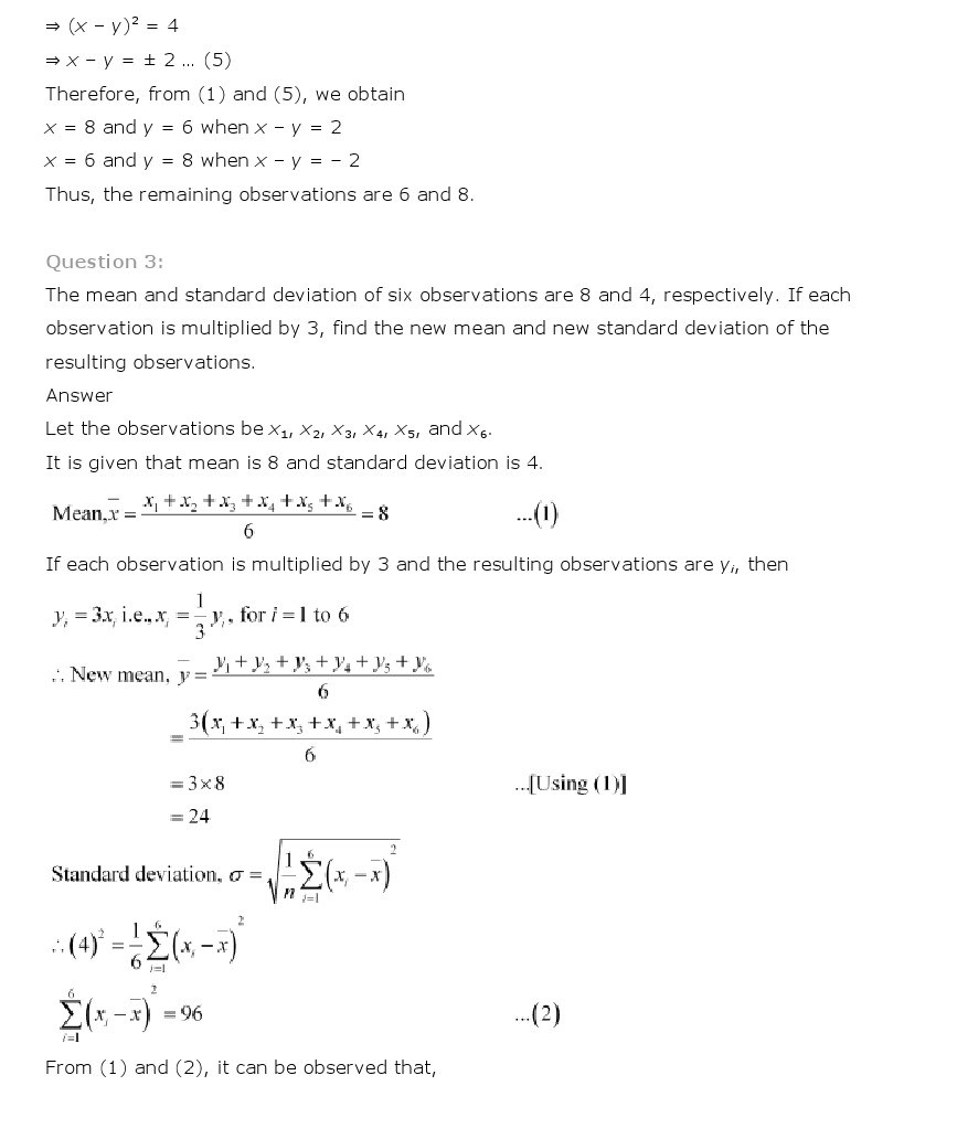 11th, Maths, Statistics 38