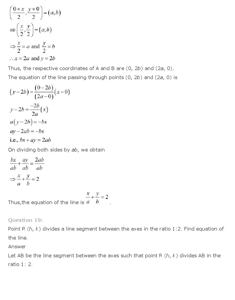 11th, Maths, Straight Lines 23