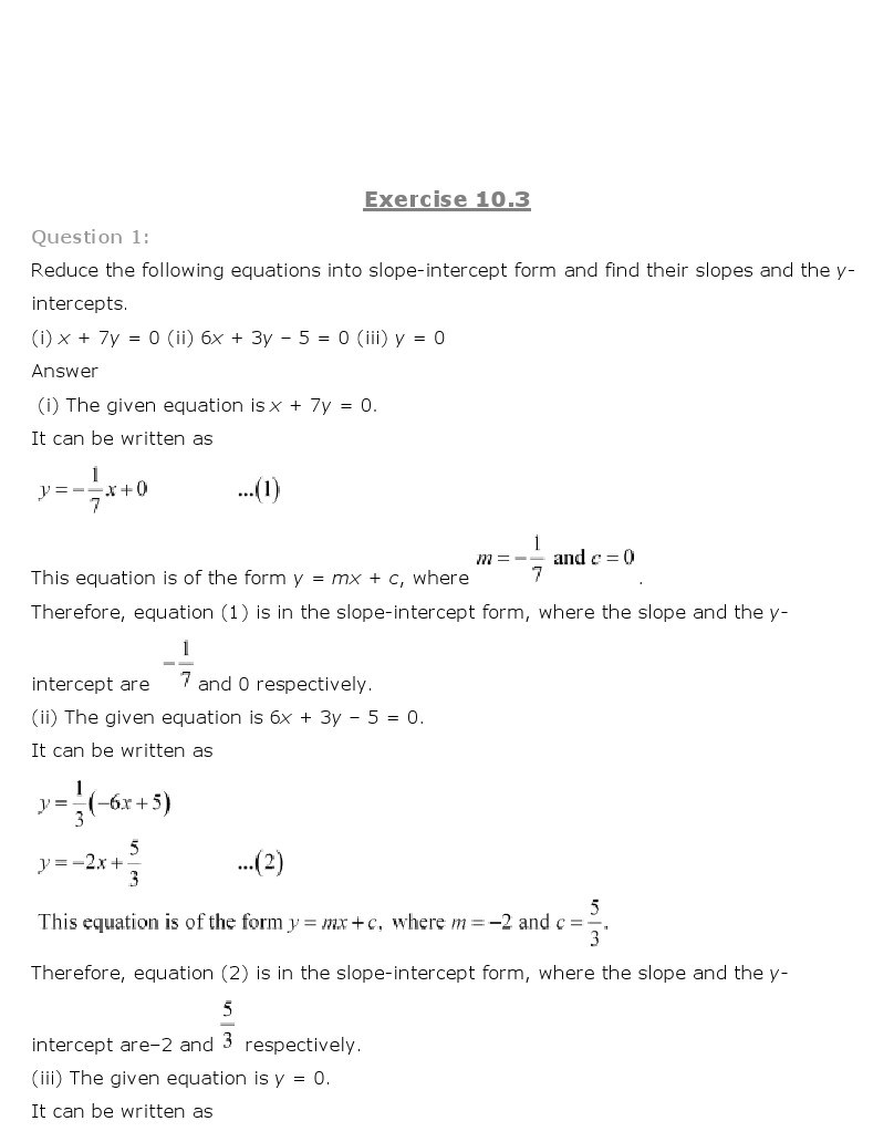 11th, Maths, Straight Lines 26