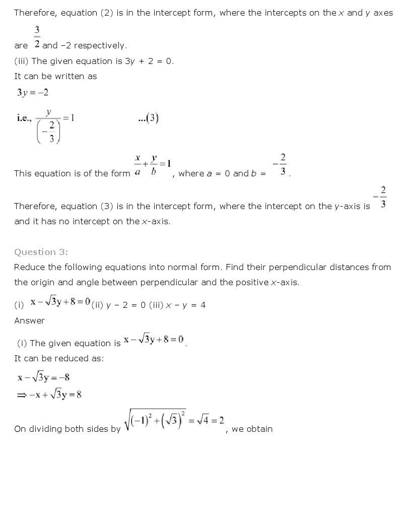 11th, Maths, Straight Lines 28