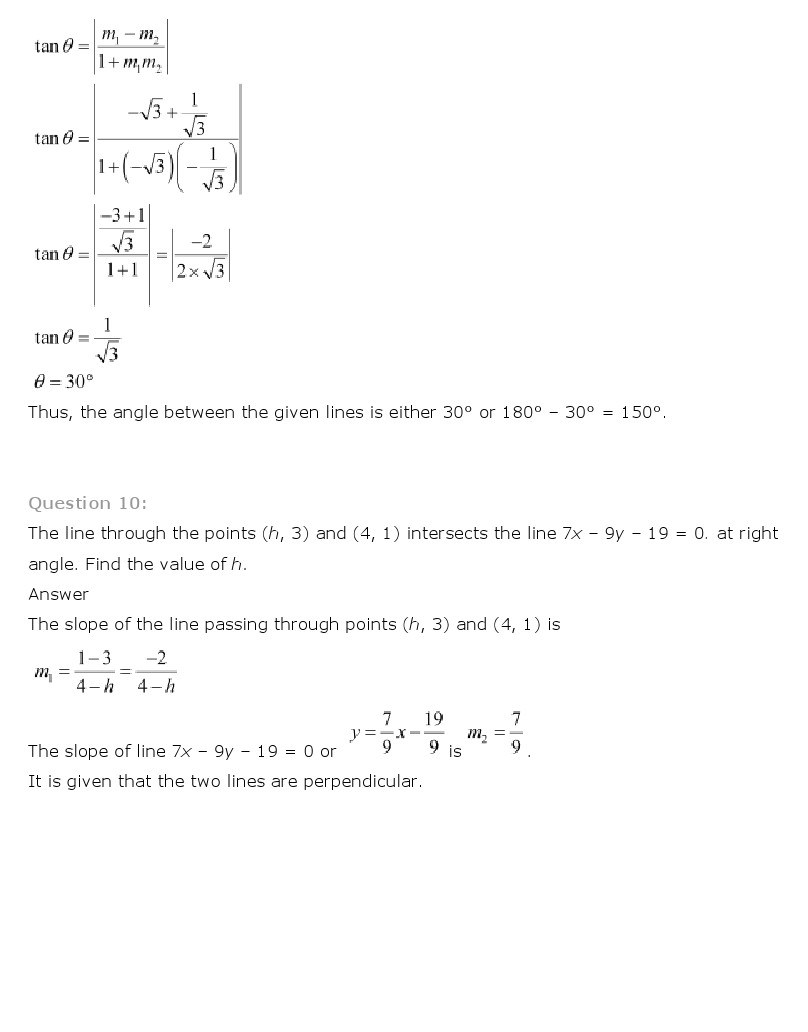 11th, Maths, Straight Lines 34