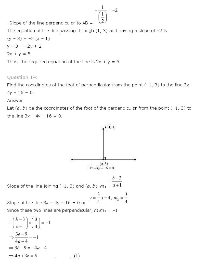 11th, Maths, Straight Lines 38