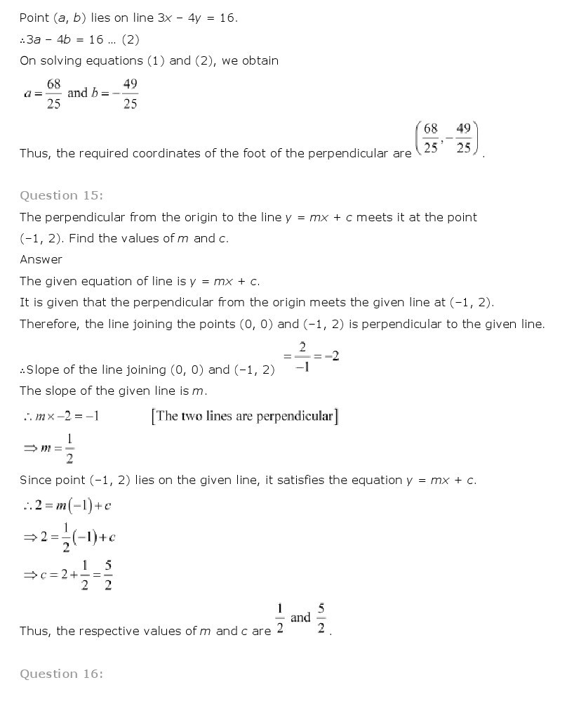 11th, Maths, Straight Lines 39