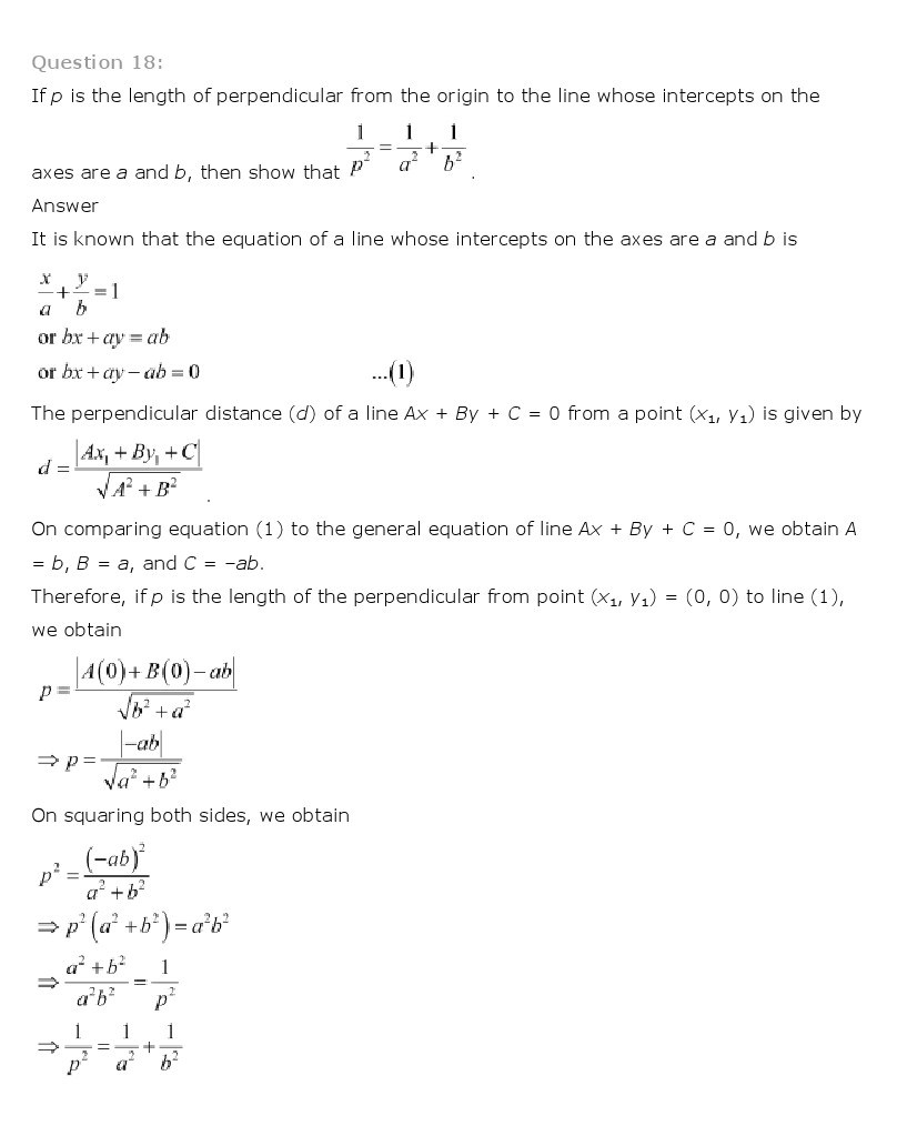 11th, Maths, Straight Lines 43