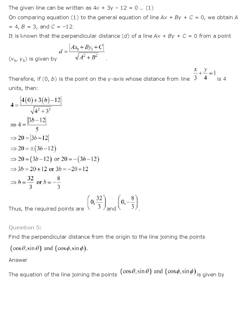 11th, Maths, Straight Lines 47