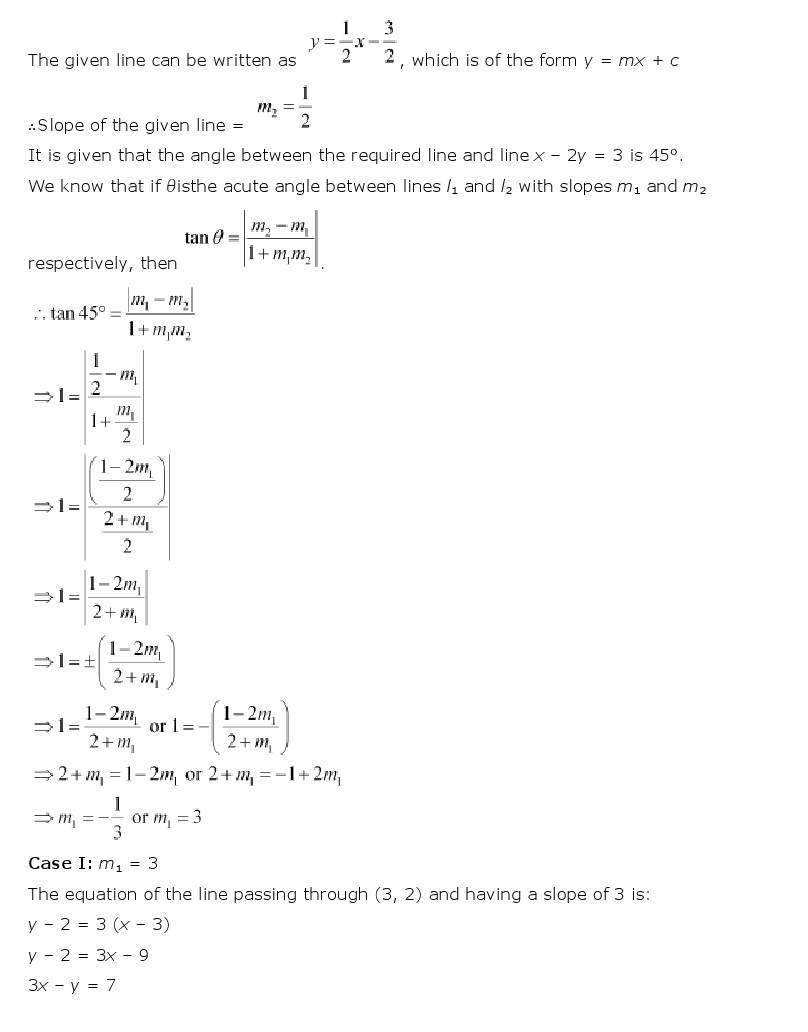 11th, Maths, Straight Lines 53