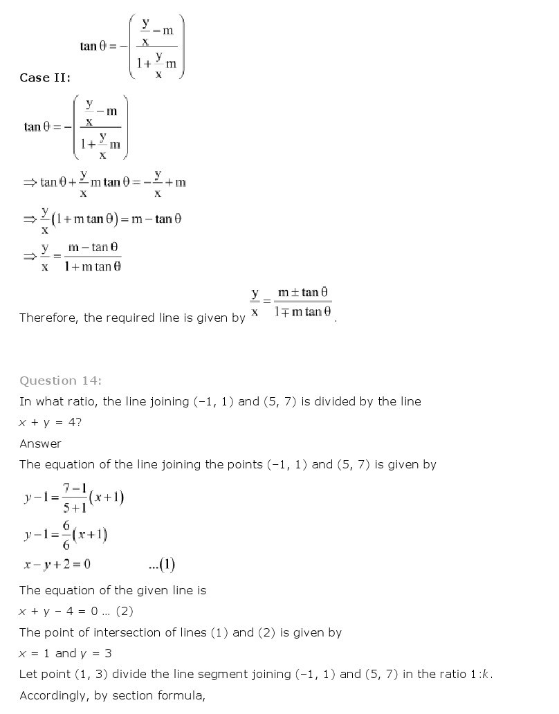 11th, Maths, Straight Lines 56