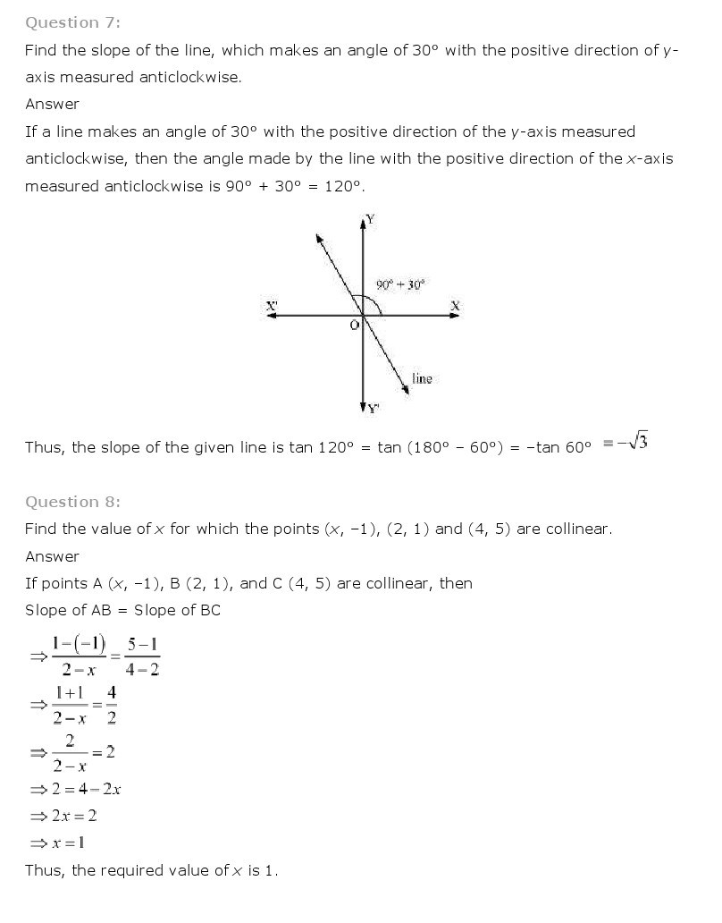 11th, Maths, Straight Lines 6