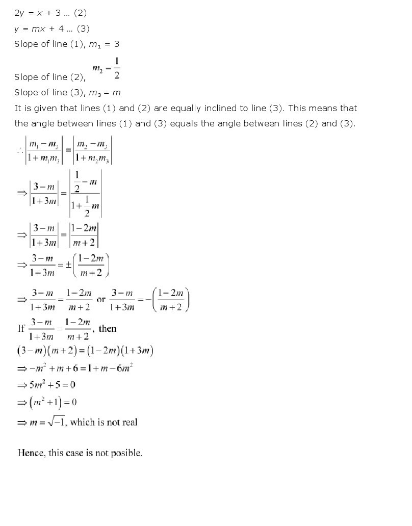 11th, Maths, Straight Lines 61