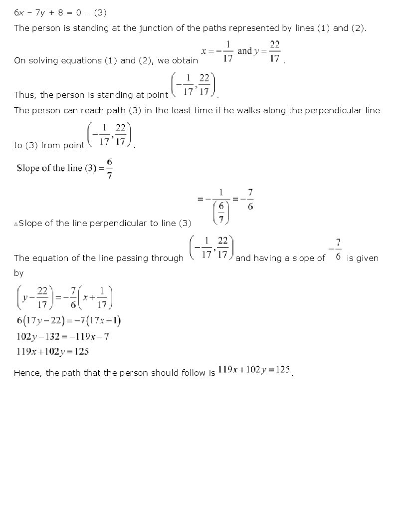 11th, Maths, Straight Lines 68