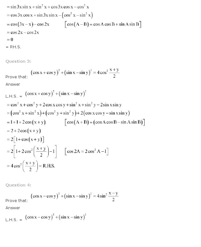 11th, Maths, Trigonometric Functions 36
