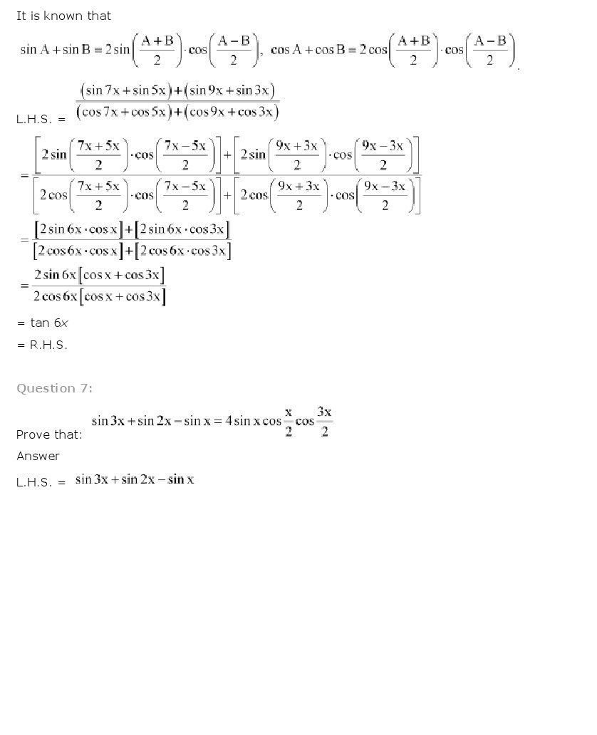 11th, Maths, Trigonometric Functions 38